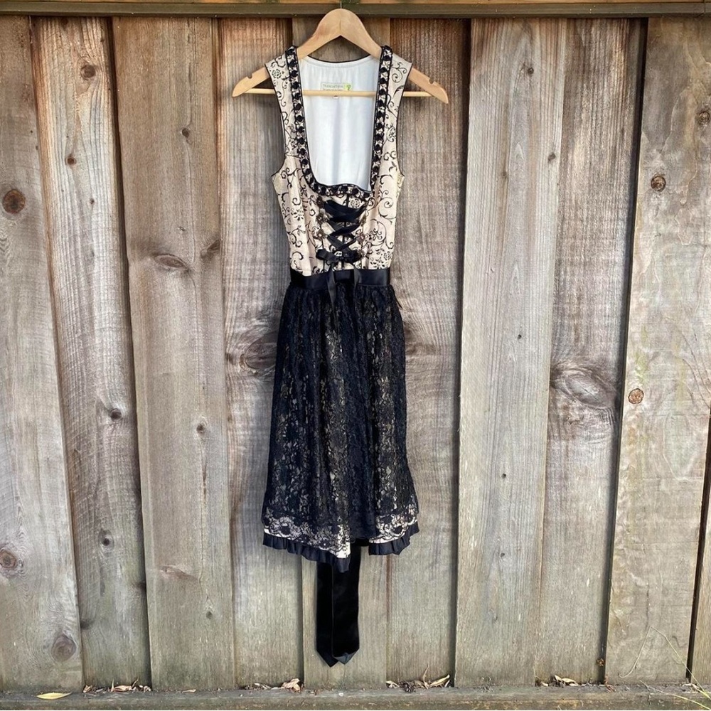Dirdnl, black/gold, Oktoberfest dress